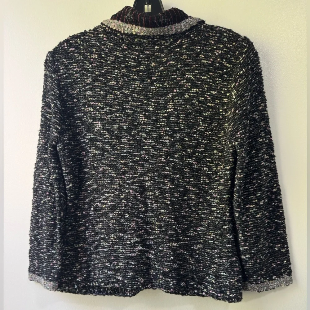 Y2K Vintage Mieka Black and Gray Textured Blazer